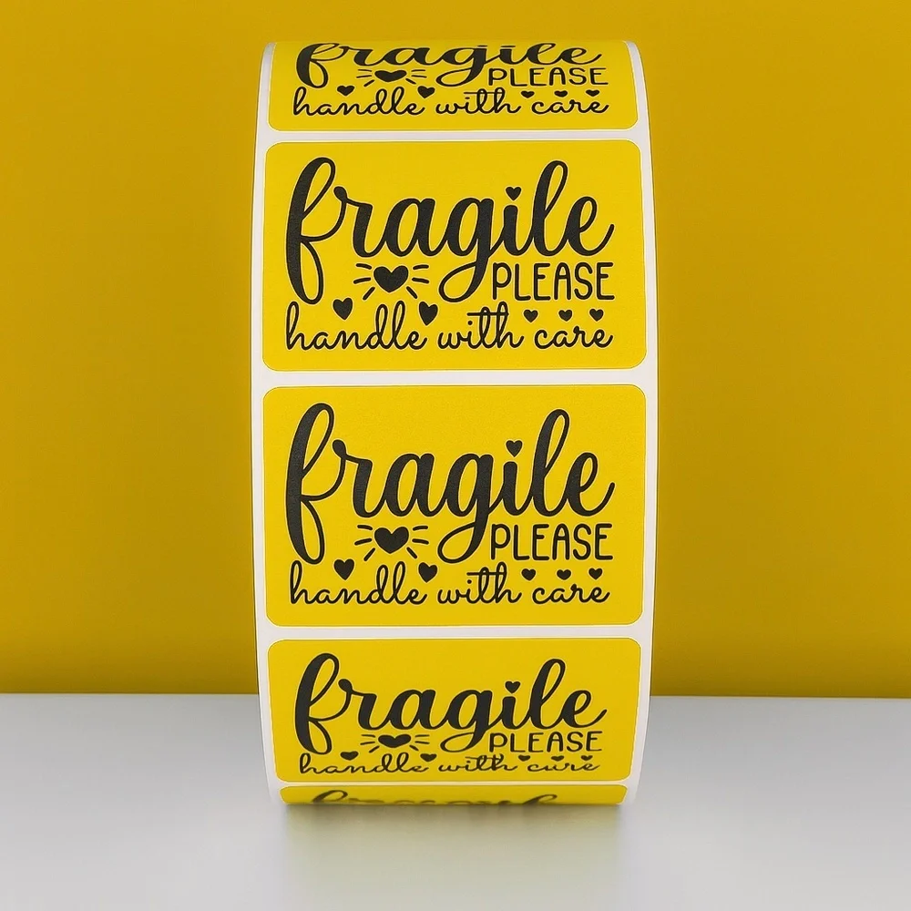 Fragile Handle With Care Stickers Shipping Labels for Packages, Mailing,Packing